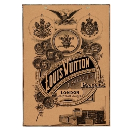 Πινακάκι με ρετρό διαφήμιση Louis Vuitton