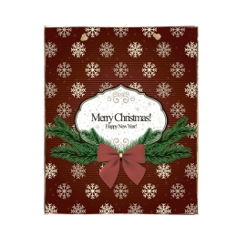 Christmas wishes vintage Χριστουγεννιάτικο ξύλινο πινακάκι