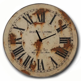 Vintage ρολόι τοίχου Dewberry London ξύλινο χειροποίητο