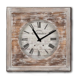 Rustic ξύλινο ρολόι τοίχου the clockmaker