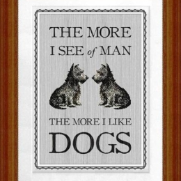 Πίνακας χειροποίητος dogs 20x25 εκ