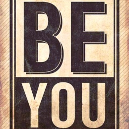 Πίνακας χειροποίητος be you 20x25 εκ