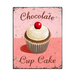 Chocolate cupcake πίνακας χειροποίητος