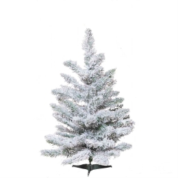 Flocked Pine Χριστουγεννιάτικο δεντράκι 75 εκ