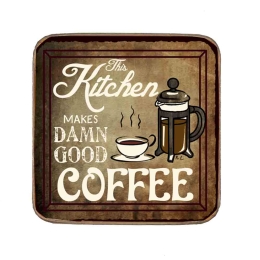 Σουβέρ ξύλινo χειροποίητo coffee 