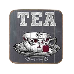 Σουβέρ ξύλινo χειροποίητo tea