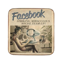 Σουβέρ ξύλινo χειροποίητo retro web Facebook