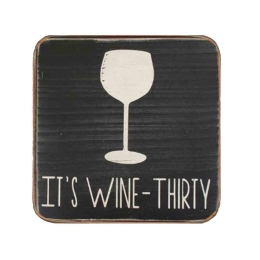 Σουβέρ ξύλινo χειροποίητo wine thirty