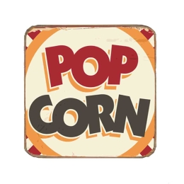 Σουβέρ ξύλινo χειροποίητo pop corn