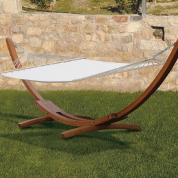 Αιώρα με ξύλινη βάση και πανί medium  310x118x120 εκ