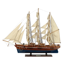 Cutty Sark καραβάκι διακοσμητικό ιστιοφόρο καφέ με μπλε 70x13x60 εκ