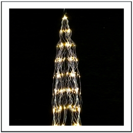 500 Led λαμπάκια αδιάβροχα σε σχήμα χταπόδι με καλώδιο χαλκού και θερμό λευκό φως 2.5μ