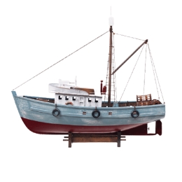 Διακοσμητικό ψαροκάικο από ξύλο 45x14x38 εκ