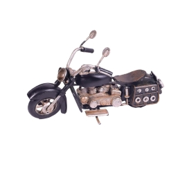 Harley Moto μπλε vintage μεταλλική μινιατούρα 15 εκ