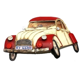 Vintage  μεταλλικό κάδρο 2CV 30 εκ