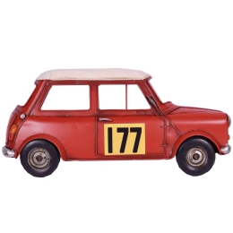 Μεταλλικό διακοσμητικό τοίχου ρετρό Mini 39x6x18 εκ