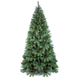Tiffany Pine Χριστουγεννιάτικο δέντρο με κουκουνάρια και ύψος 240 εκ