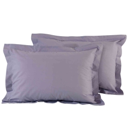 Μαξιλαροθήκες Σετ 2τμχ 1009 Best Colors Lila Das Home 50Χ70 100% Βαμβάκι