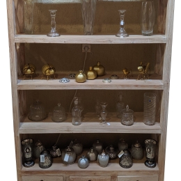 Artekko Βιβλιοθήκη - Ραφιέρα Φυσικό 120x30x180 cm