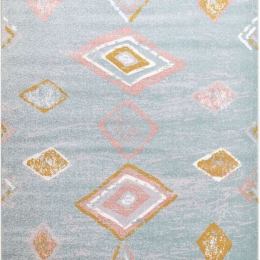Χαλί Marrakesh 4-B803AX6-BL Light Blue-Multi Ezzo 160X230cm