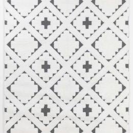 Χαλί Perla D046A1A Cream-Grey Ezzo 160X230cm