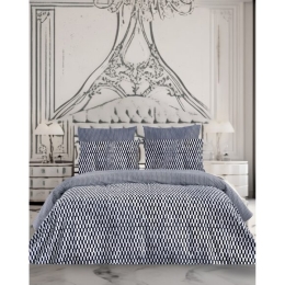 Makis Tselios Home Σετ Σεντόνια Υπέρδιπλα με Λάστιχο 165×200+30cm Check