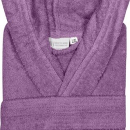 Μπουρνούζι με κουκούλα Art 3272  Μωβ XL-XXL  Beauty Home