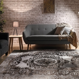 Χαλί Stylish Art 9418 140x190  Γκρι,Μπεζ 140x190  Beauty Home