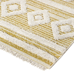 Χαλί βαμβακερό Morocotton 9239 Κίτρινο 125x180      Beauty Home