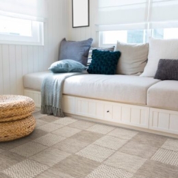 Χαλί ψάθα Palm Art 9765 166x230 Μπεζ   Beauty Home