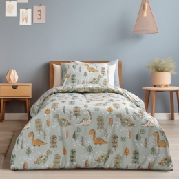 Σετ παπλωματοθήκη μονή Dodo Art 6230 160x240 Λαδί       Beauty Home