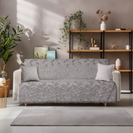 Beauty Home Ριχτάρια σετ 3τμχ Art 8632 (180x170+180x250+180x300) Γκρι