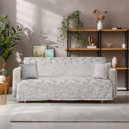 Beauty Home Ριχτάρι Τετραθέσιο Art 8633 180x350 Εκρού