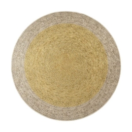 Beauty Home Ροτόντα 90x90 Jute Art 9131 Μπεζ,Κίτρινο