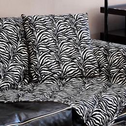 Makis Tselios Home Μονοθέσιο Ριχτάρι Zebra 135x135cm