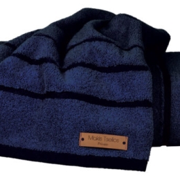 Makis Tselios Home Σετ Πετσέτες Μπάνιου 2τμχ Prive Estate Blue Βάρους 600gr/m²