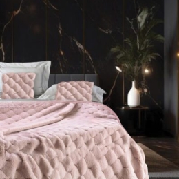 Makis Tselios Home Κουβερτοπάπλωμα Υπέρδιπλο 220×240 Prada 2 Light Pink