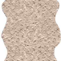 Χαλί GLACIAL BEIGE ANIMAL σετ-κρεβατοκάμαρας-75-x-140-2-75-x-230-εκ