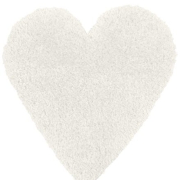 Παιδικό Χαλί REED WHITE HEART 160-x-160-εκ