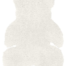 Παιδικό Χαλί REED WHITE TEDDY BEAR 90-x-110-εκ
