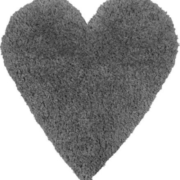 Παιδικό Χαλί DARK GREY SHADE HEART 160-x-160-εκ