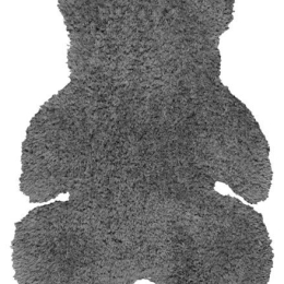 Παιδικό Χαλί DARK GREY SHADE TEDDY BEAR 120-x-140-εκ