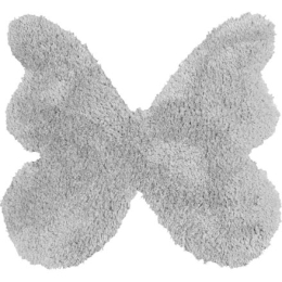 Παιδικό Χαλί LIGHT GREY SHADE BUTTERFLY 160-x-160-εκ