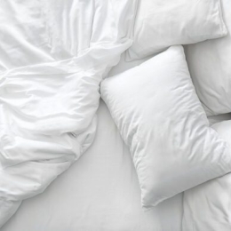 Beauty Home Παπλωματοθήκη Ξενοδοχείου King Size Lucid Art Ε1035 Percale CVC 80%Cot-20%Pol 270x250 Λευκό