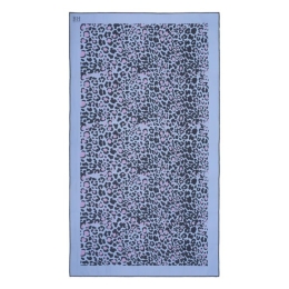 Beauty Home Πετσέτα θαλάσσης διπλής όψης Microfiber Art 2255 90x160 Λιλά