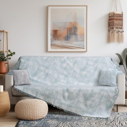 Beauty Home Ριχτάρι Τετραθέσιο Art 8709 180x330 Πετρόλ