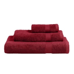 Πετσέτα FROVA BURGUNDY σετ-πετσέτες-3-τεμαχίων-30-x-50-50-x-90-80-x-150-εκ