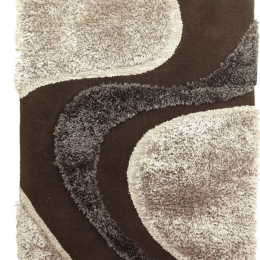 Royal  White Tie Modern Designers Rug 001 Wenge 160 x 230