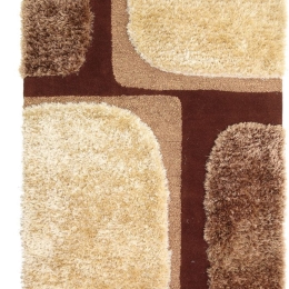 Royal  White Tie Modern Designers Rug 002 Beige 160 x 230