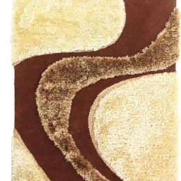 Royal  White Tie Modern Designers Rug 001 Beige 160 x 230